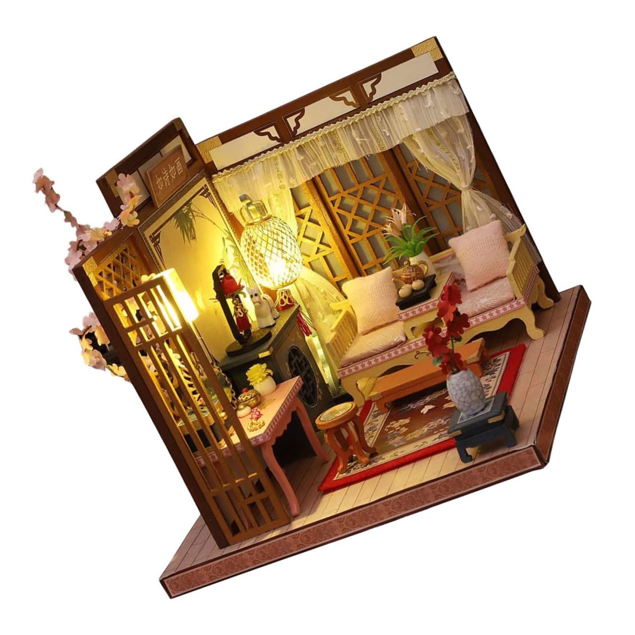 Casa in Miniatura Kit per Casa Decorativa Fai da Te Resistente all Usura Materiale di Buona Qualità