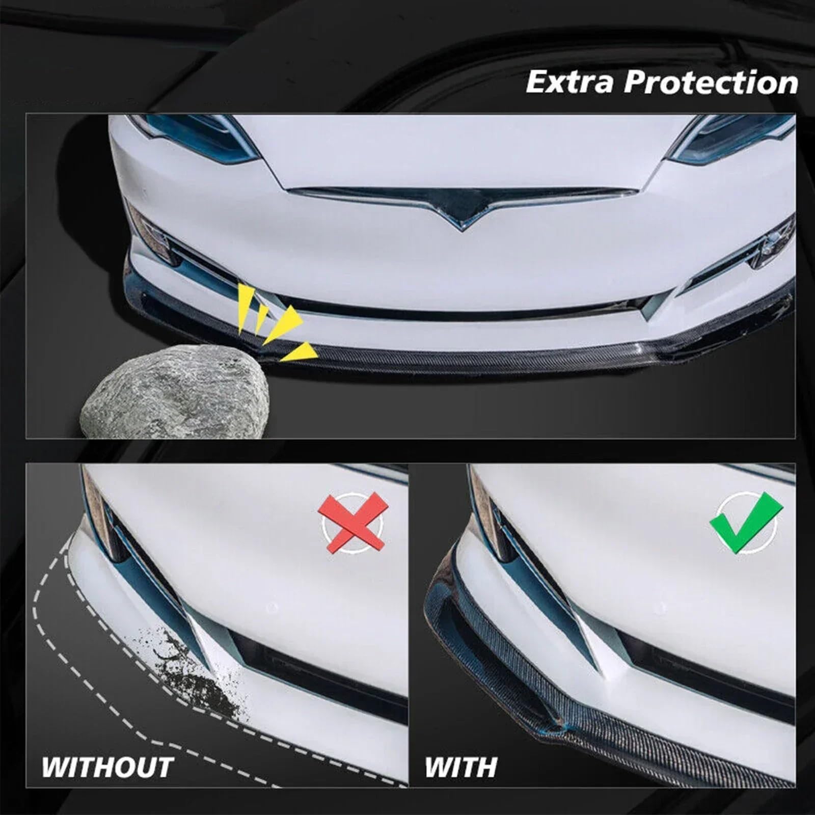 Do Chevrolet Corvette C6 Z06 ZR1 Style Przedni zderzak
