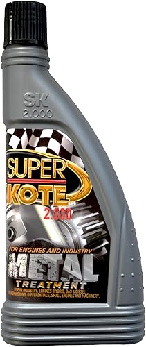 Tratamiento de motor Superkote 2000, tratamiento de metal, súper lubricante, resistente, antifricción, tratamiento de metales del motor, lubricante,
