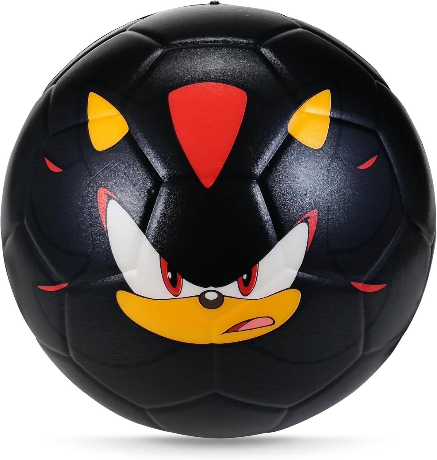 Voyager Sonic the Hedgehog Shadow Foam Soccer Ball for Kids, Soft Lightweight Indoor Outdoor Play Ball, Durable Foam Sports Ball for Children Ages 5+ (8-Inch) | Durable Construction, Indoor & Outdoor Use, Kids & Youth, Includes Balls, 8-Inch