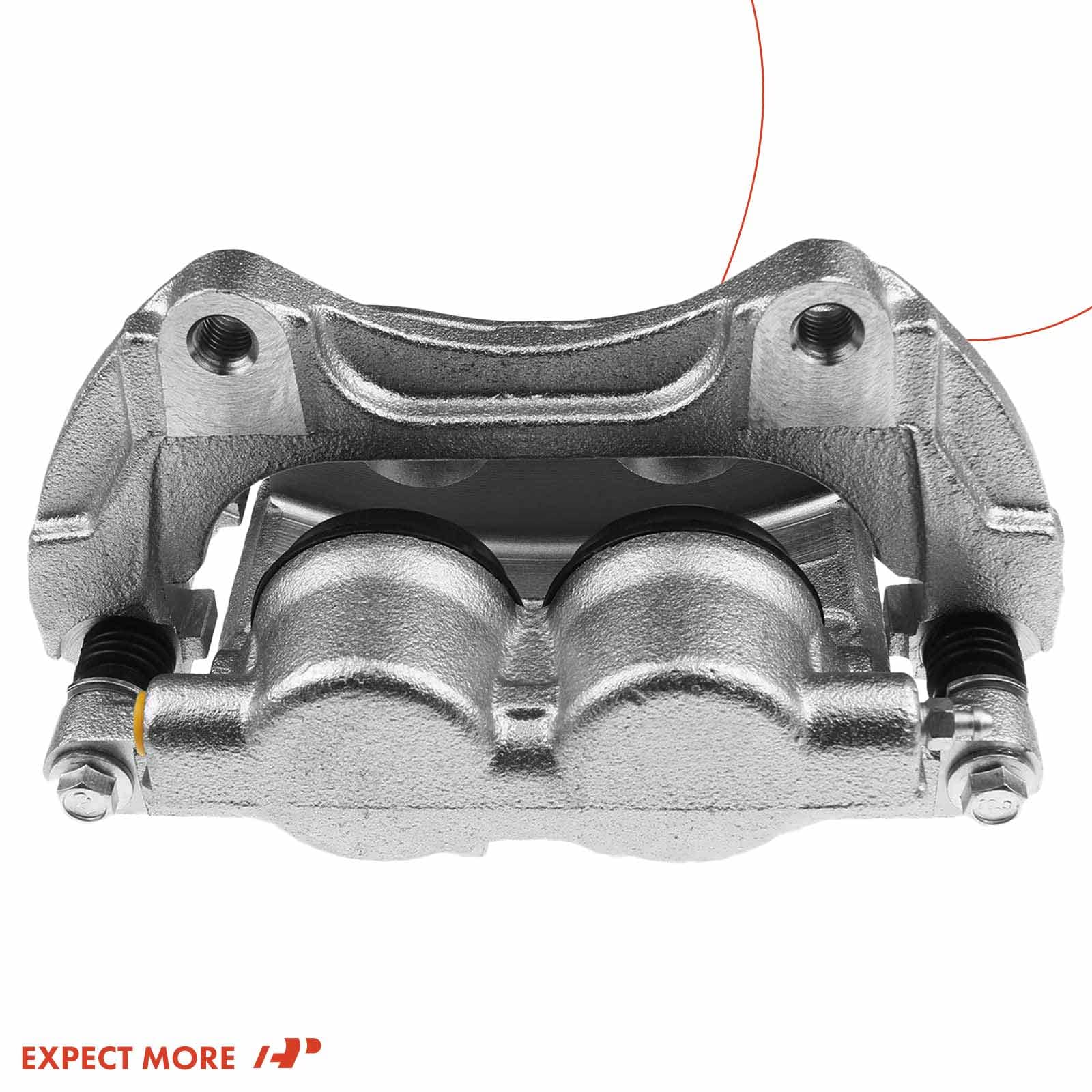 A-Premium Disc Brake Caliper Assembly with Bracket Compatible with Select Cadillac Models - SRX 2010 2011 2012 2013 2014 2015 2016 - Front Left Driver Side