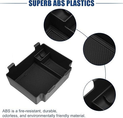 Miniatura 4 de ACROPIX Bandeja organizadora de consola central frontal para Acura RDX 2019-2023, paquete de 1 unidad, color negro