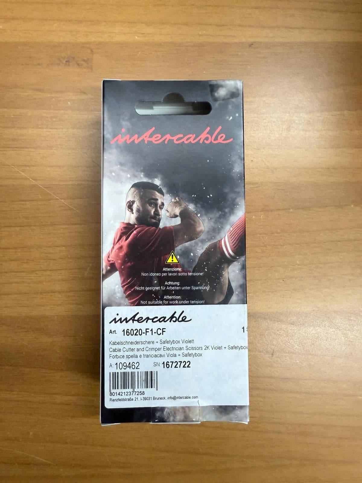 INTERCABLE FORBICE PROFESSIONALE DA ELETTRICISTA F1 16020 SERIE LIMITATA SQUADRA CALCIO FIORENTINA VIOLA 16020-F1-CF