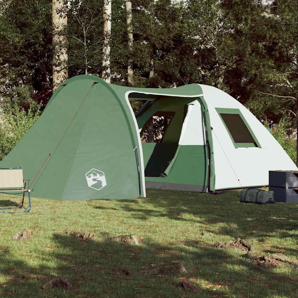 Genérico Tienda de campaña Familiar iglú 6 Personas Impermeable Verde,Deportes,Actividades al Aire Libre,Camping y Senderismo,Tiendas de campaña-94353