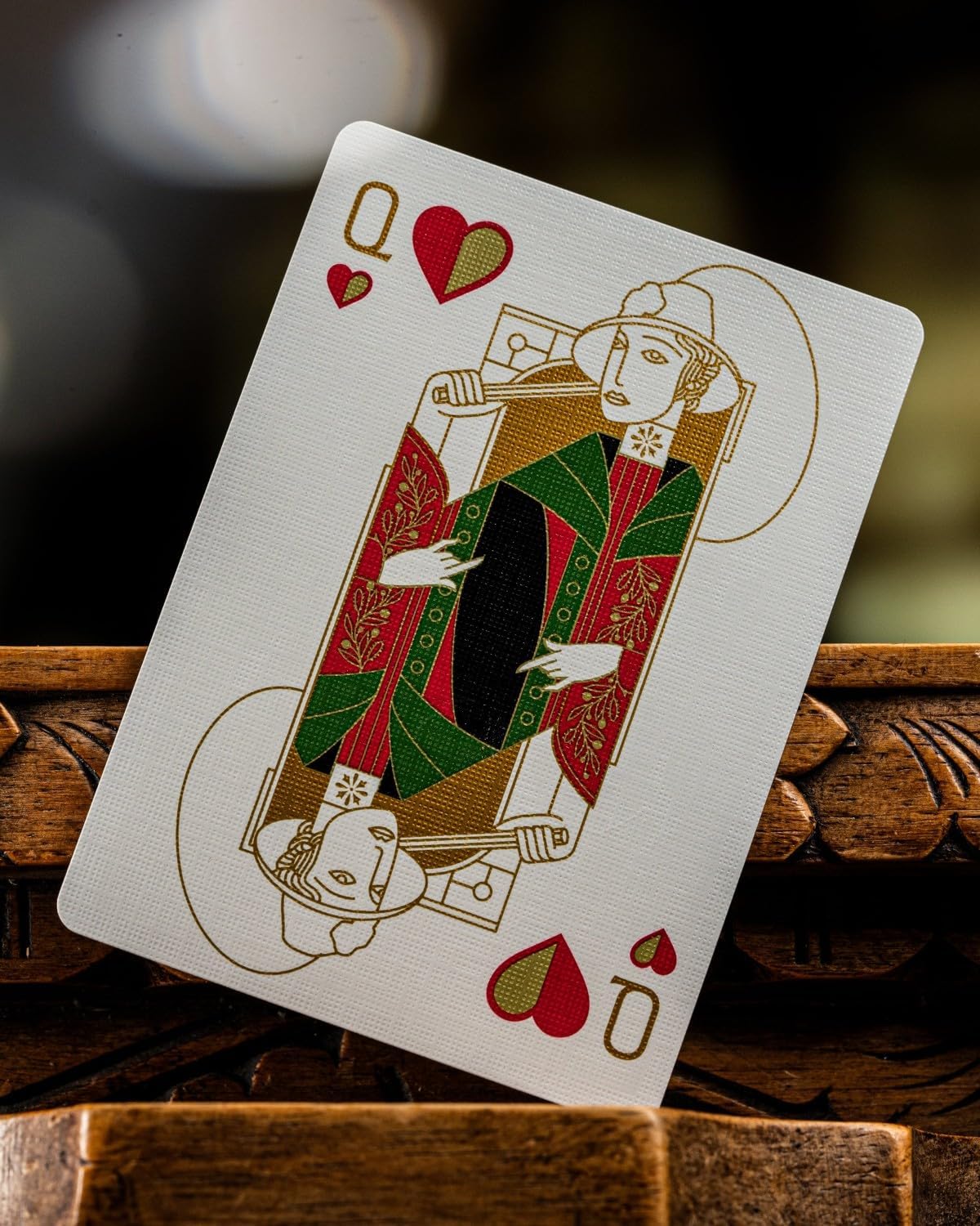 theory11 Tavern on The Green Playing Cards – Red Edition, Premium Collectible Poker Deck, Standard Index