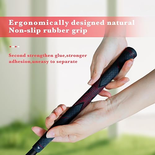 Miniatura 4 de ASWKMOW Entrenador de swing de golf, ayuda para entrenamiento de swing de fuerza, equilibrio de tempo, práctica de golf, palo de calentamiento para