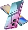 Redmi Note 13 Pro 5G Case, Gradient, Clear, Full Protective Cover, Redmi Note 13 Pro Plus 5G Case, Shockproof, Shock-Absorbing, TPU, Shockproof, Soft, Lightweight, Thin, Drop Prevention, US Military