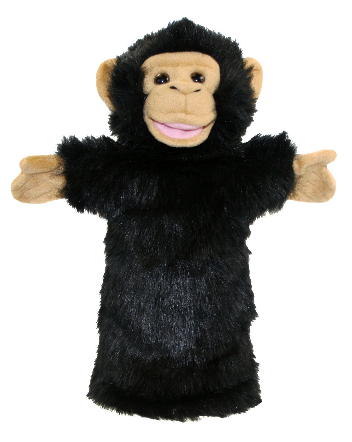 The Puppet Company - Long Sleeves - Chimp Hand Puppet, Assorted Colours, 40cm