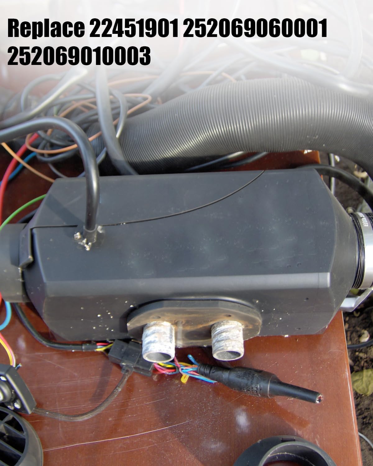 12V 2KW Glow Plug Repair Kit, 12V Diesel Fuel Metering Pump Heater Compatible with Espar Airtronic D2 D4 Replace 22451901 252069011300 252069100102, Glow Plug Repair Parking Heater Maintenance