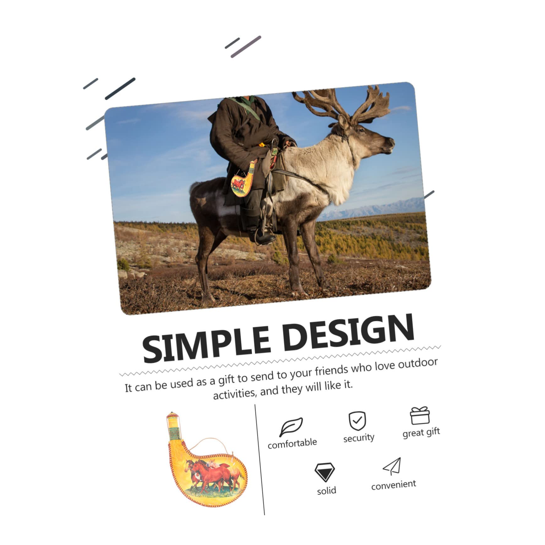 Anneome 3pezzi Borsa Bota Resistente Per Vino Design e Compatto Accessorio Portatile Per Danze e Attività Outdoor Per Amanti Della Natura