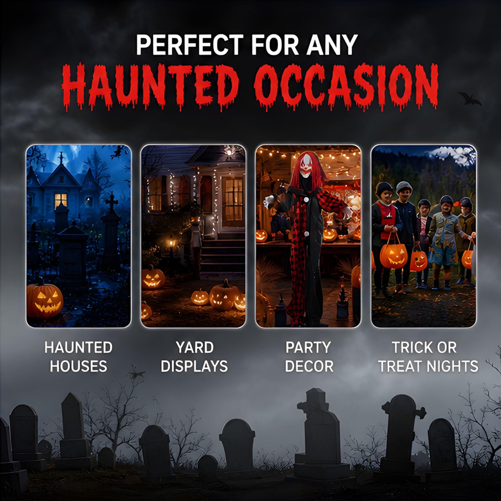 Niesamowita figurka stojąca na Halloween, B