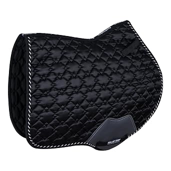Close Contact Diamond Cut / Horse Pad / Horse Saddle Pad (Black, Full)
