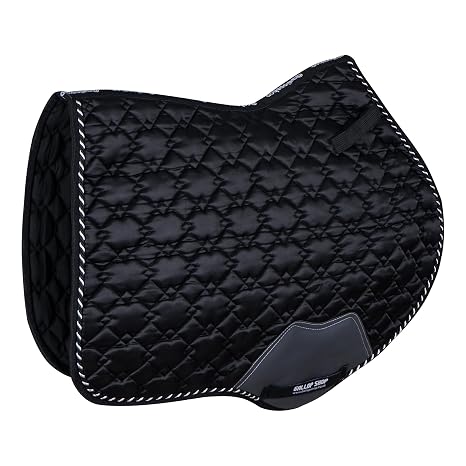 Close Contact Diamond Cut / Horse Pad / Horse Saddle Pad (Black, Full)
