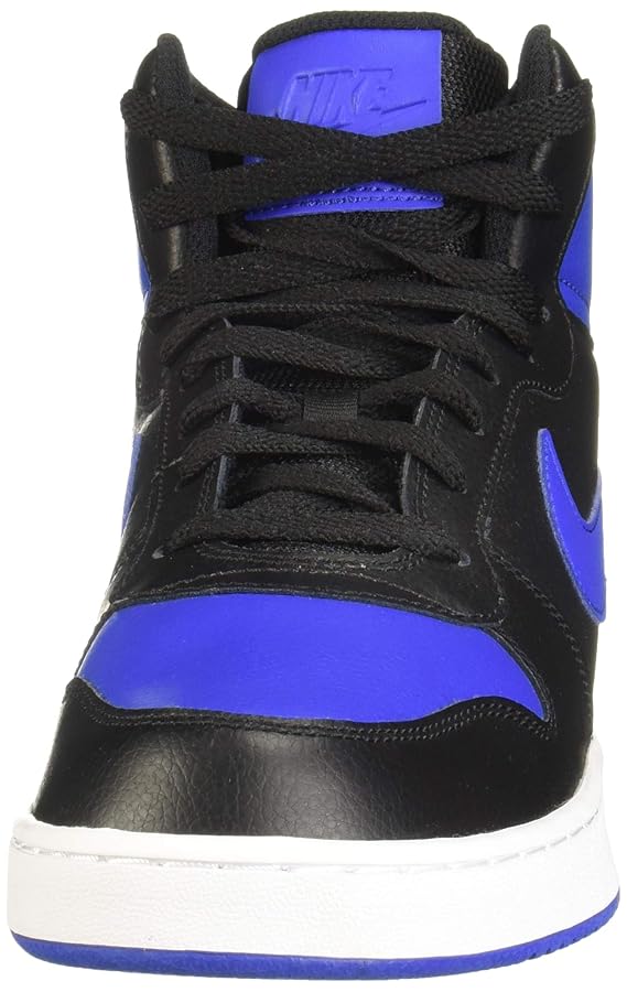 NIKE EBERNON MID スニーカー Amazon.com | Nike Mens Ebernon Mid Black/Game Royal/White