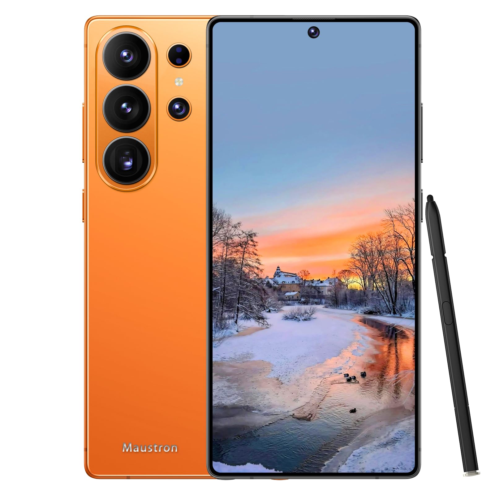 I26 Ultra – Smartphone senza SIM da 6,8" HD+ | 8 GB di RAM, 256 GB di spazio di archiviazione | Fotocamera da 108 MP, doppia SIM | Android 15, 4G LTE, Face ID, GPS | Smartphone economico con batteria