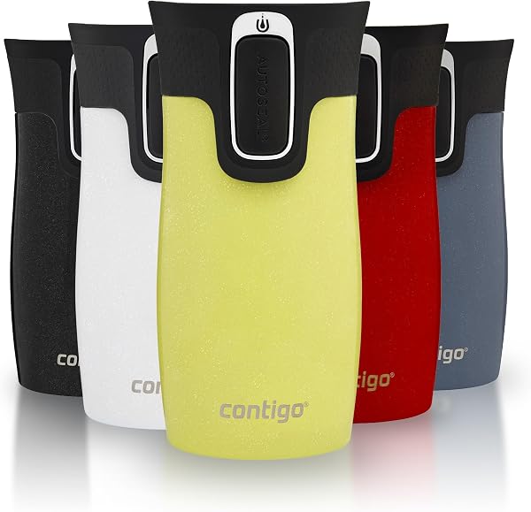 Contigo West Loop Autoseal Thermal Mug, kubek termiczny ze stali nierdzewnej, izolowany kubek do kawy, nie zawiera BPA, odporny na wycieki, z pokrywką Easy-Clean, utrzymuje do 5 godzin, 470 ml