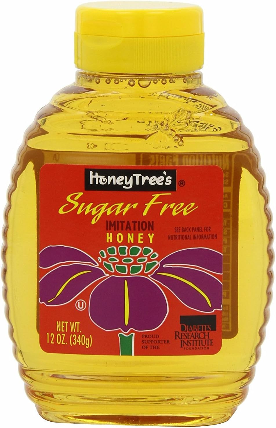 HoneyTree Sugar Free Imitation Honey 12oz, (Pack of 6)