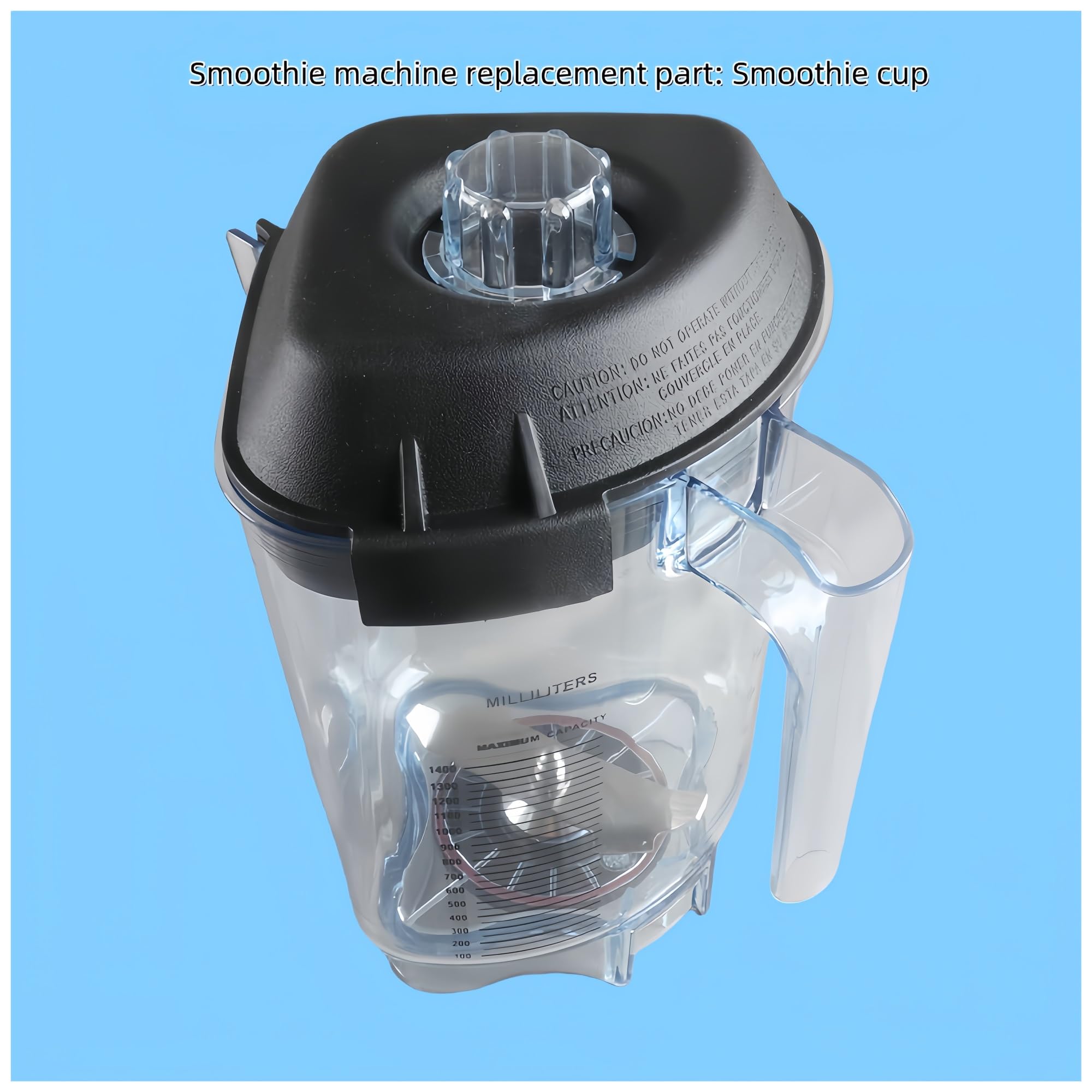 [Compatible con la licuadora Vitamix] Repuesto de vaso for licuadora VM0149/VM0122/0127, vaso for licuadora con juego de cuchillas, vaso for bebidas frías de Tritan de grado alimenticio, vaso for licu