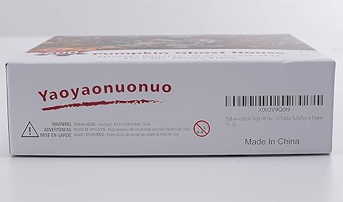 Miniatura 7 de Rompecabezas de 500 piezas de noche de miedo de Halloween para adultos, rompecabezas grande de 27 x 20 pulgadas, decoración de Halloween para