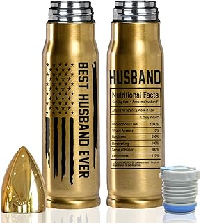 Best Husband Ever 17oz Stainless Steel Bullet Tumbler - Gifts for Him, Husband Gifts from Wife - Gifts for Husband for Anniversary, Husband Birthday Gift, Husband Christmas Gifts
