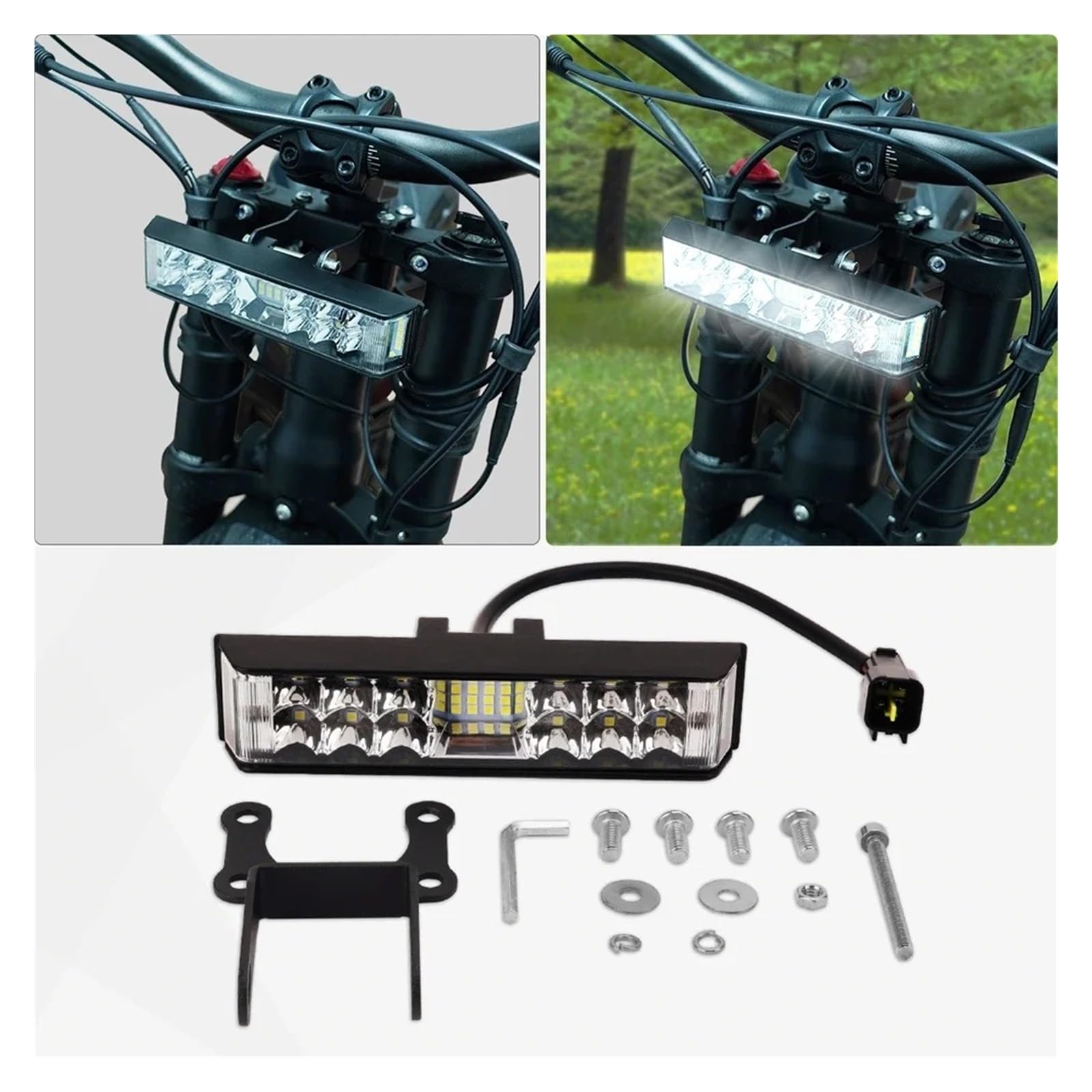 Fanale Anteriore Fari Moto Per Talaria X3 Per Sting MX3 MX4 MX4 Per EVO/Per EXPERT Faro A LED Con Kit Staffa Accessori Moto(Head Lamp)