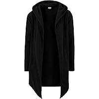URBAN CLASSICS Uomo Cardigan Giacca Cappuccio, Maglione Manica Lunga