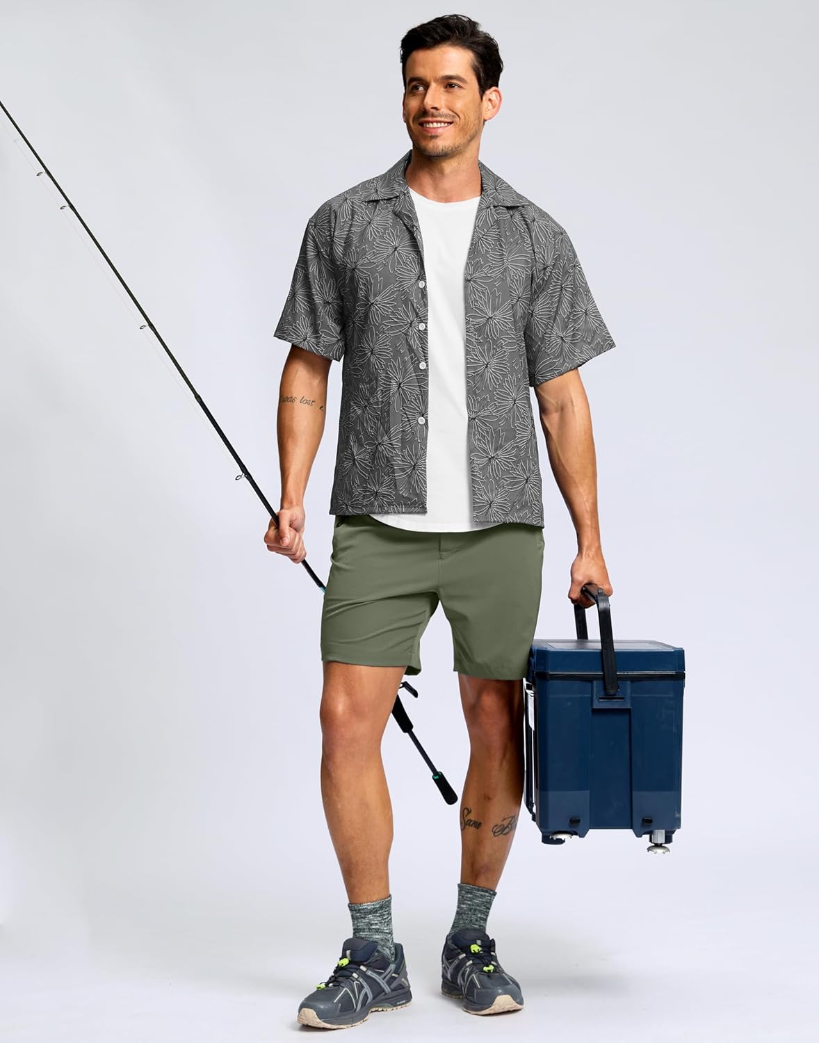 G Gradual Men's Shorts 7"/ 5"/ 9" Lightewight Casual Shorts for Men Hiking Golf Shorts with 3 Zipper Pockets - Image 2