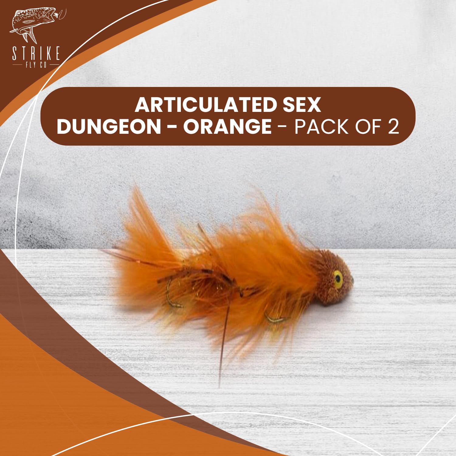 Articulated Sex Dungeon - Orange - Articulated Streamer 6 2