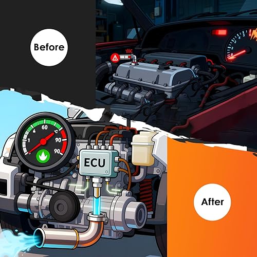 Miniatura 4 de 221905560080 Sensor de temperatura del refrigerante del motor compatible con C300C350 (2013-2014) GLK350ML350 (2013-2015) GLE350 (2016-2018) E350