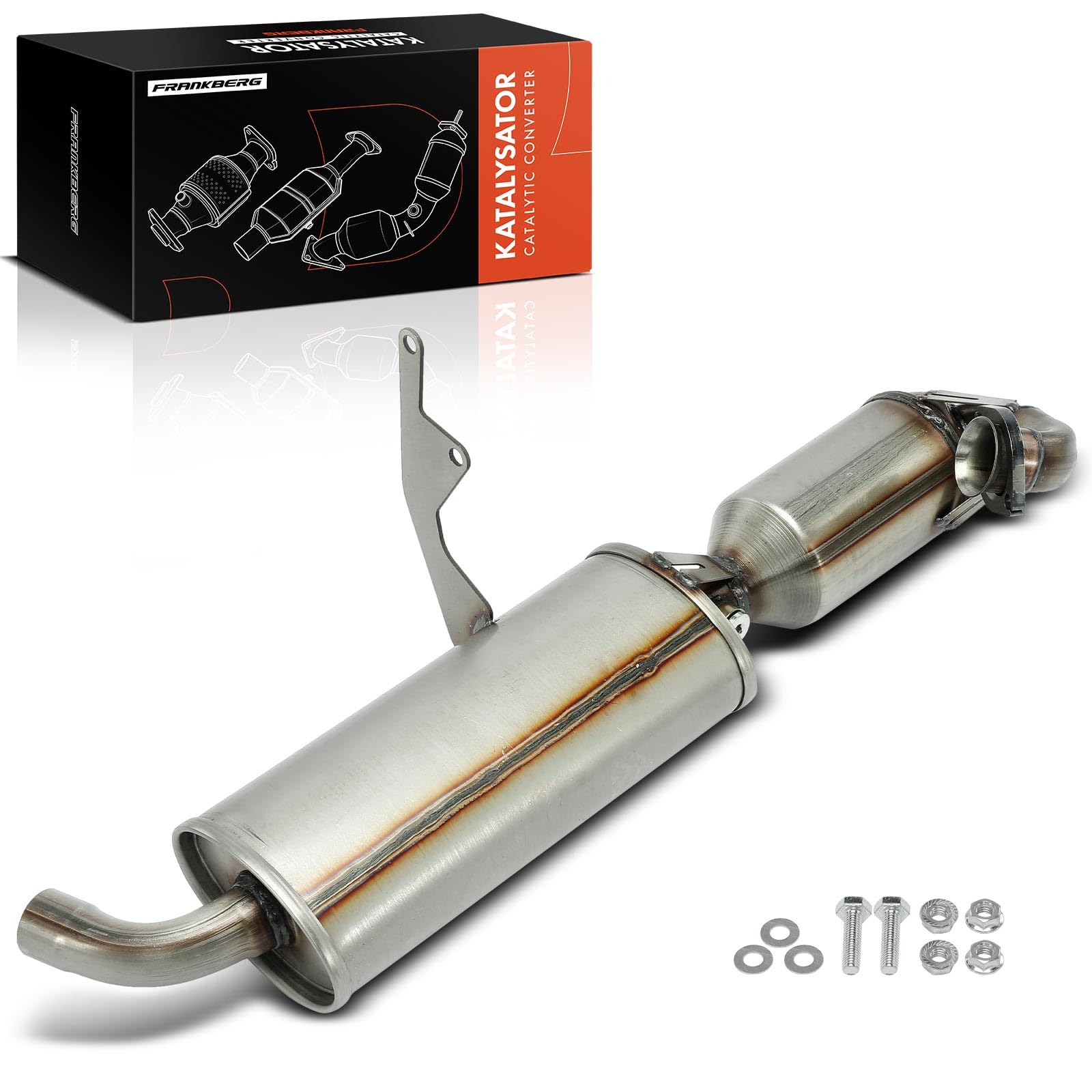 Frankberg Catalizador Gasolina Compatible con cabrio 450 0.6L 0.7L City-Coupé 450 0.6L 0.7L Fortwo cabrio 450 0.7L Fortwo Coupé 450 0.7L Replace# 0011953V001