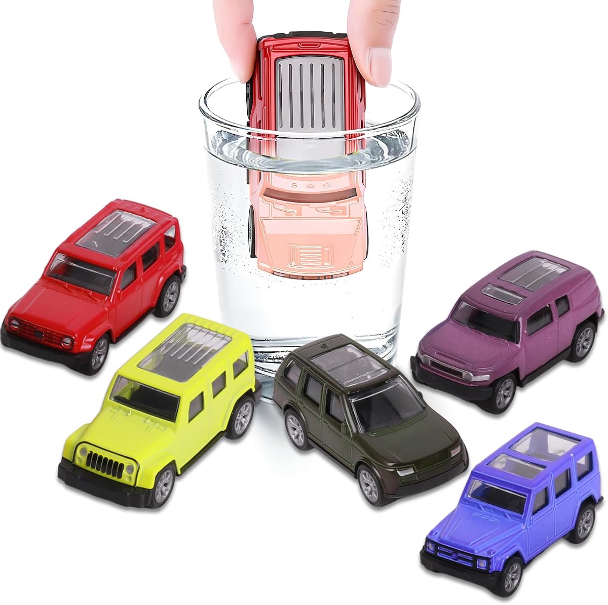 Hot Wheels Cars for Kids, Color Changing Cars, 6Pcs Pull Back Cars