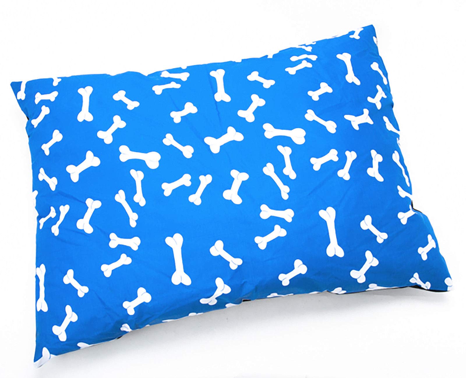 R&Z Large/Extra Large Polycotton Dog Bed Zip Cover With Inner Cushion Complete Bed (Large, Blue Bone) — image 1