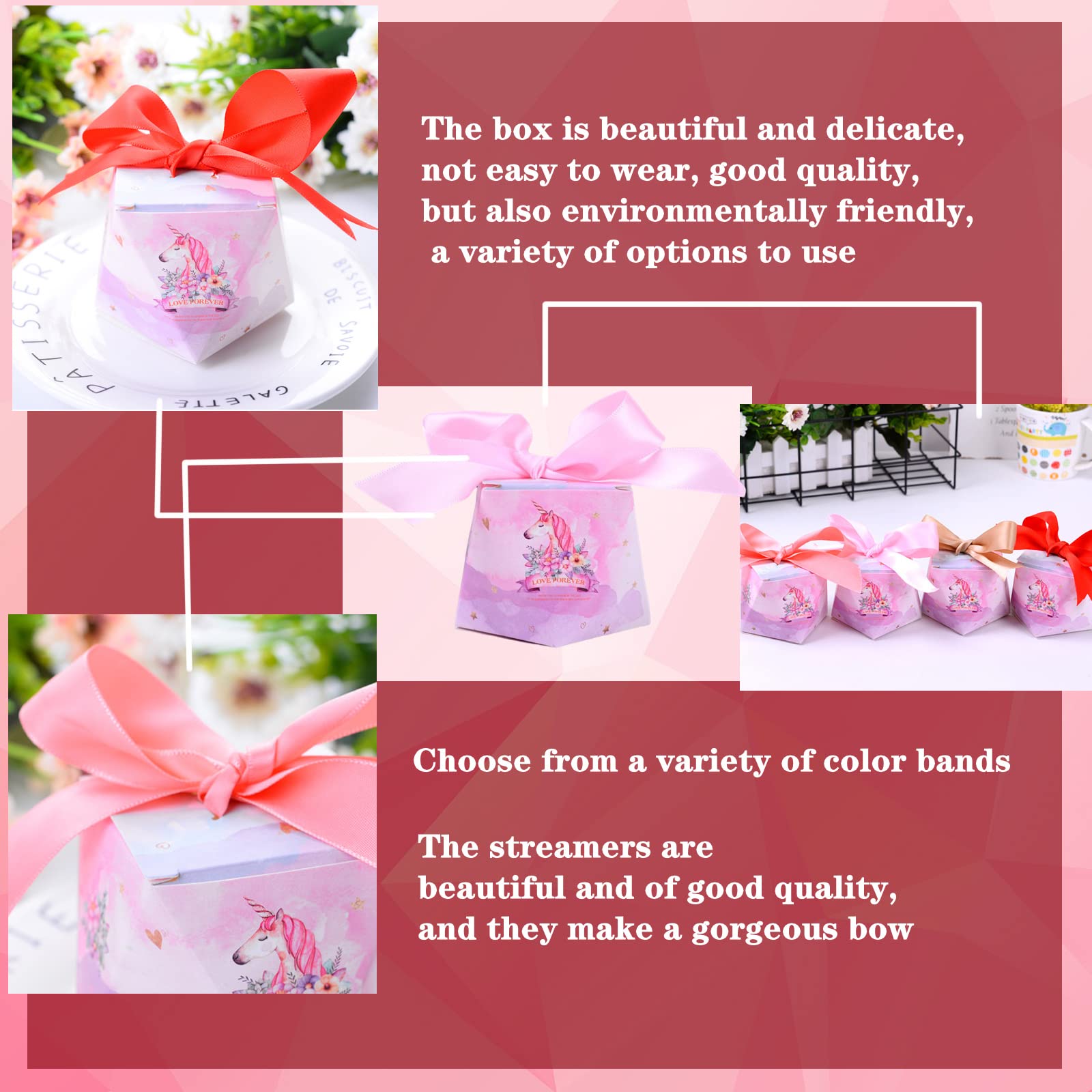 24 Pcs Boite De Bonbons Boîte Mariage Boîtes Mariée Faveur