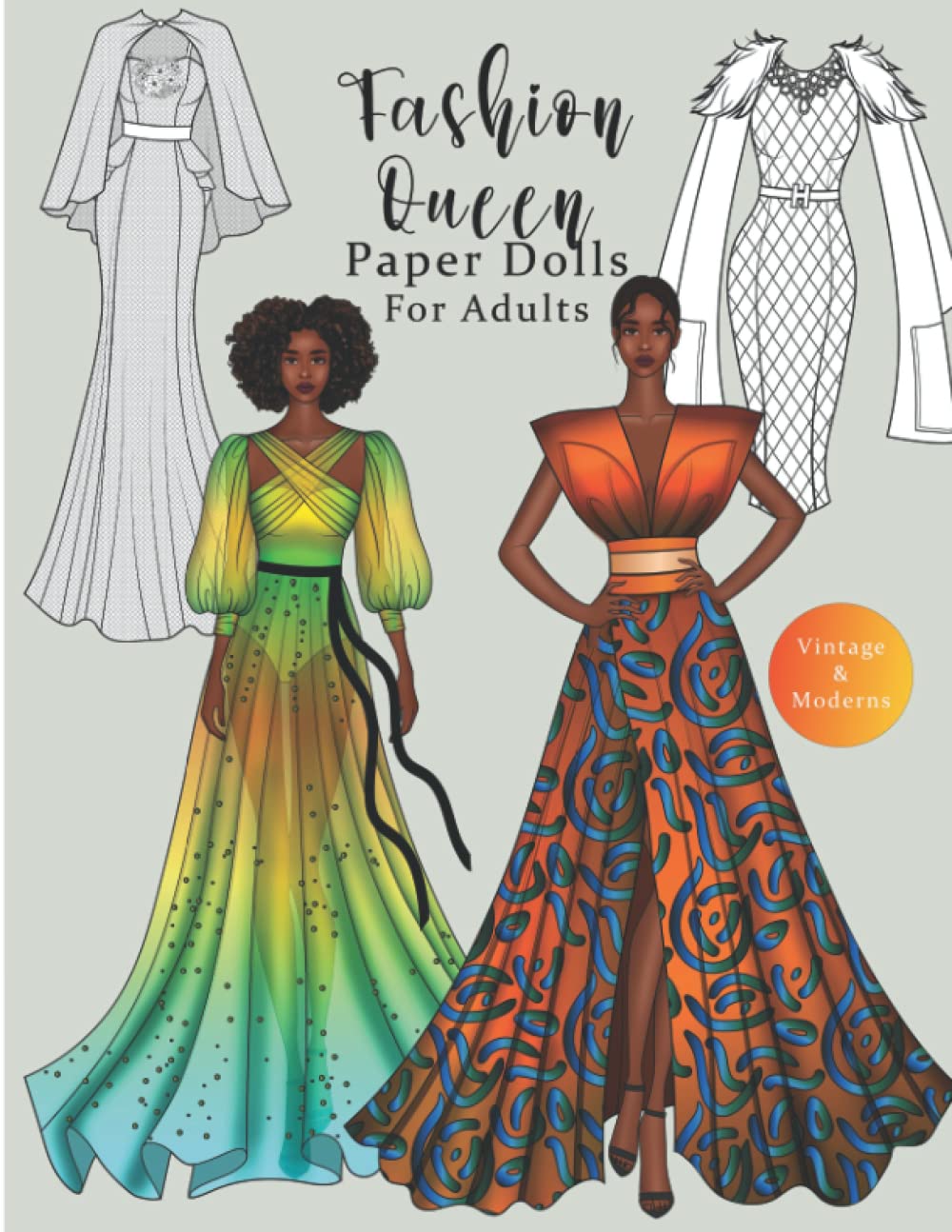 Fashion Queen Paper Dolls For Adults 