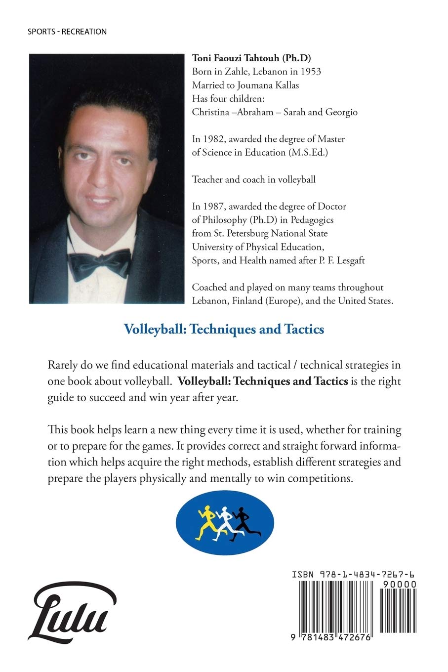 Volleyball: Techniques and Tactics: Tahtouh (Ph D), Toni Faouzi:  9781483472676: Books - Amazon.ca