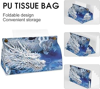 Amazon｜ティッシュカバー 白龍 龍神 ティッシュケース