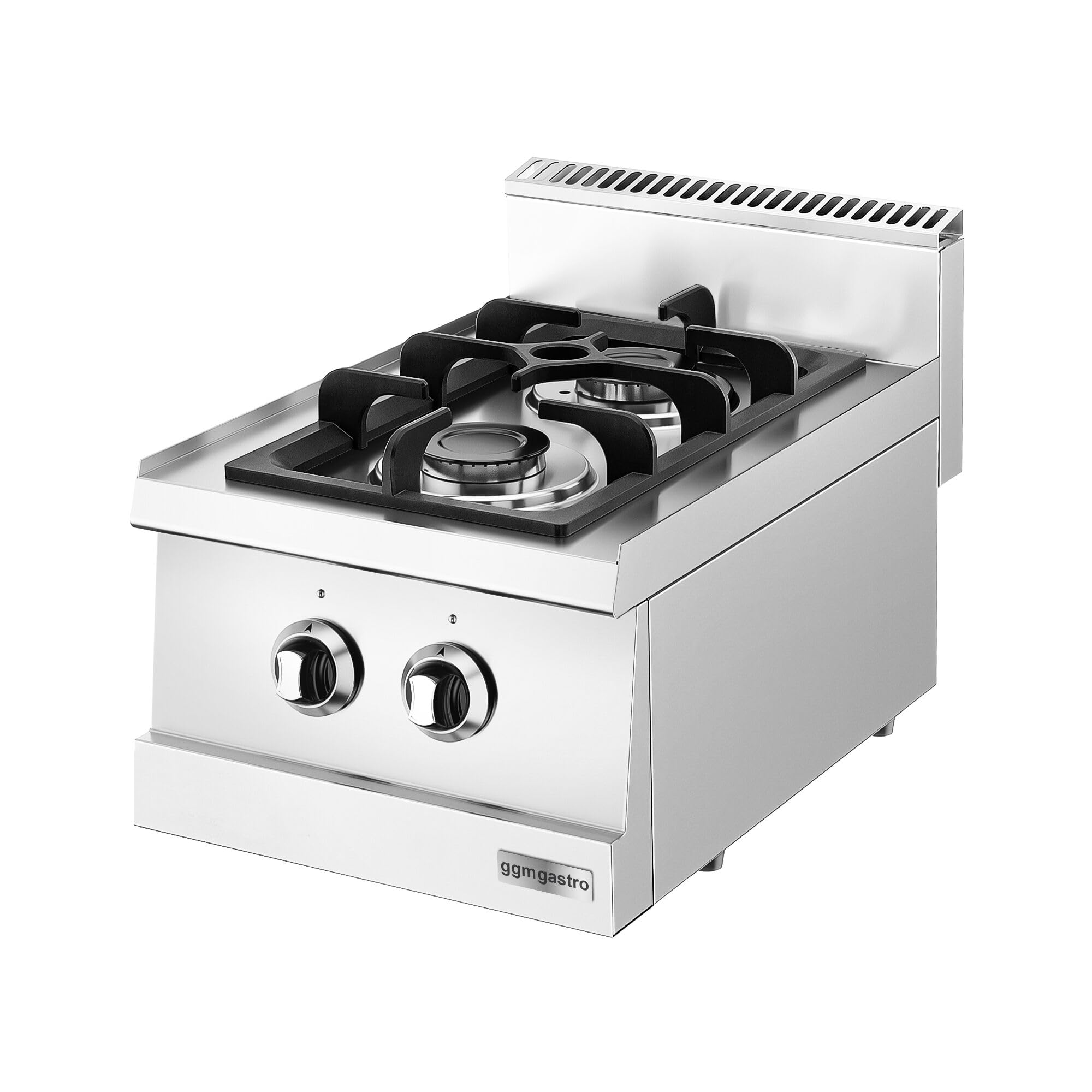 GGM Gastro | GHK4632 | Gasherd - 6,5 kW - 2 Brenner