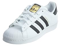 womens Superstar Sneaker, White/Black/White, 9.5 US