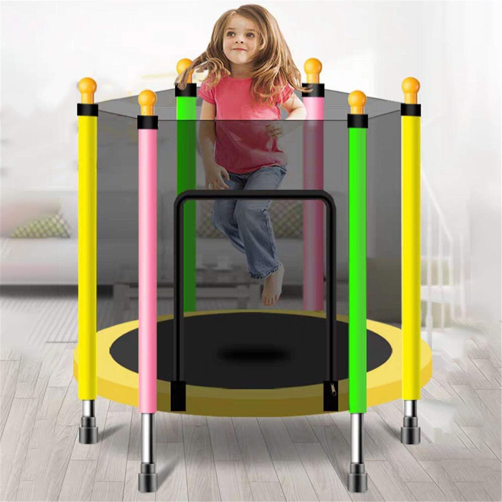 Sariny子供用トランポリン 室内 トランポリン 飛び出し防止安全