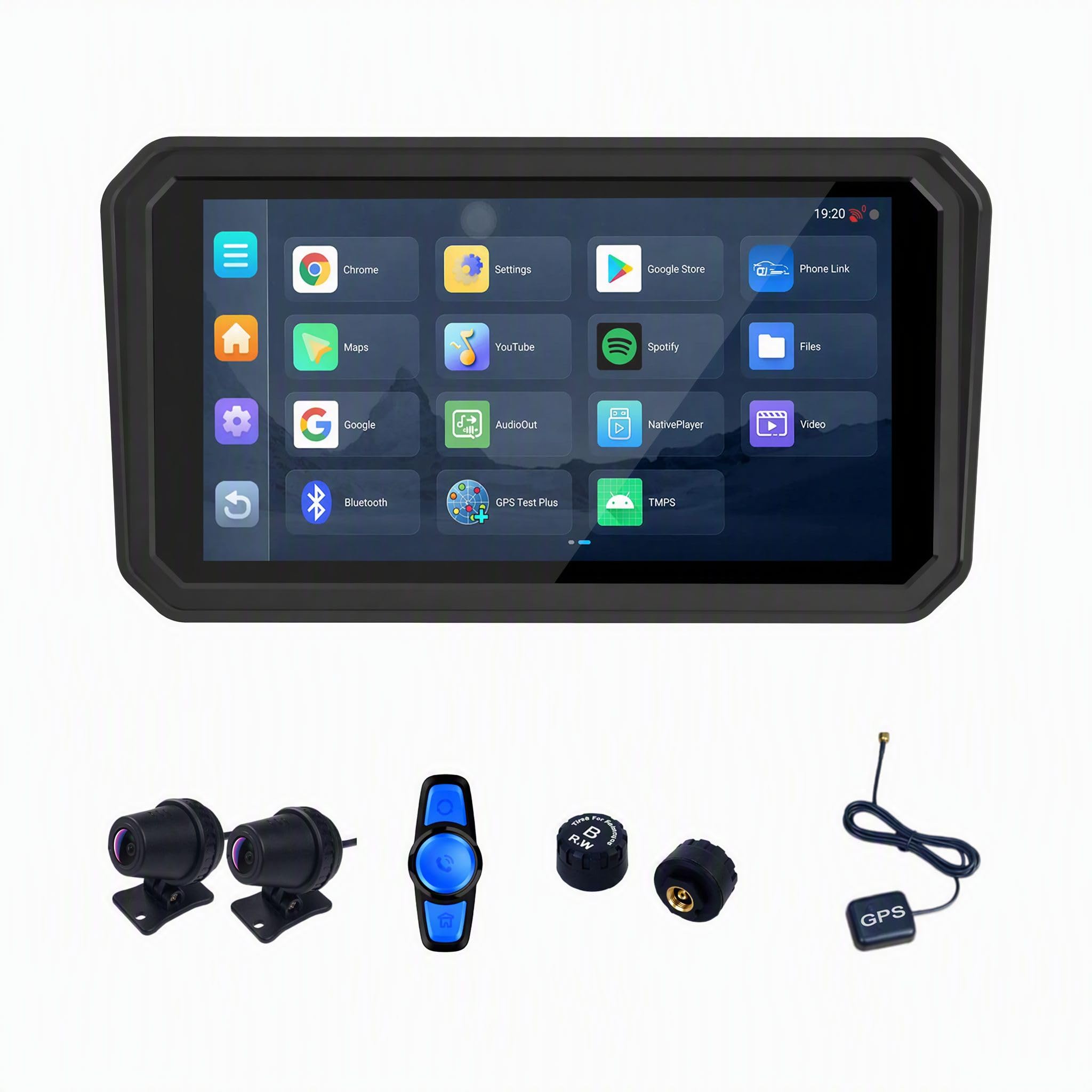 Amazon.com: Aoocci U7 Motorcycle Carplay, 7'' IPS Touchscreen with