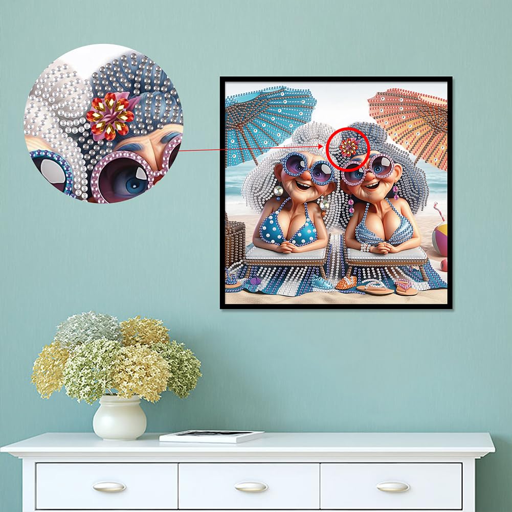 Diamond Painting Set – 2 Stück, 30x30 Cm, 5D DIY Diamantbilder Für Erwachsene & Kinder