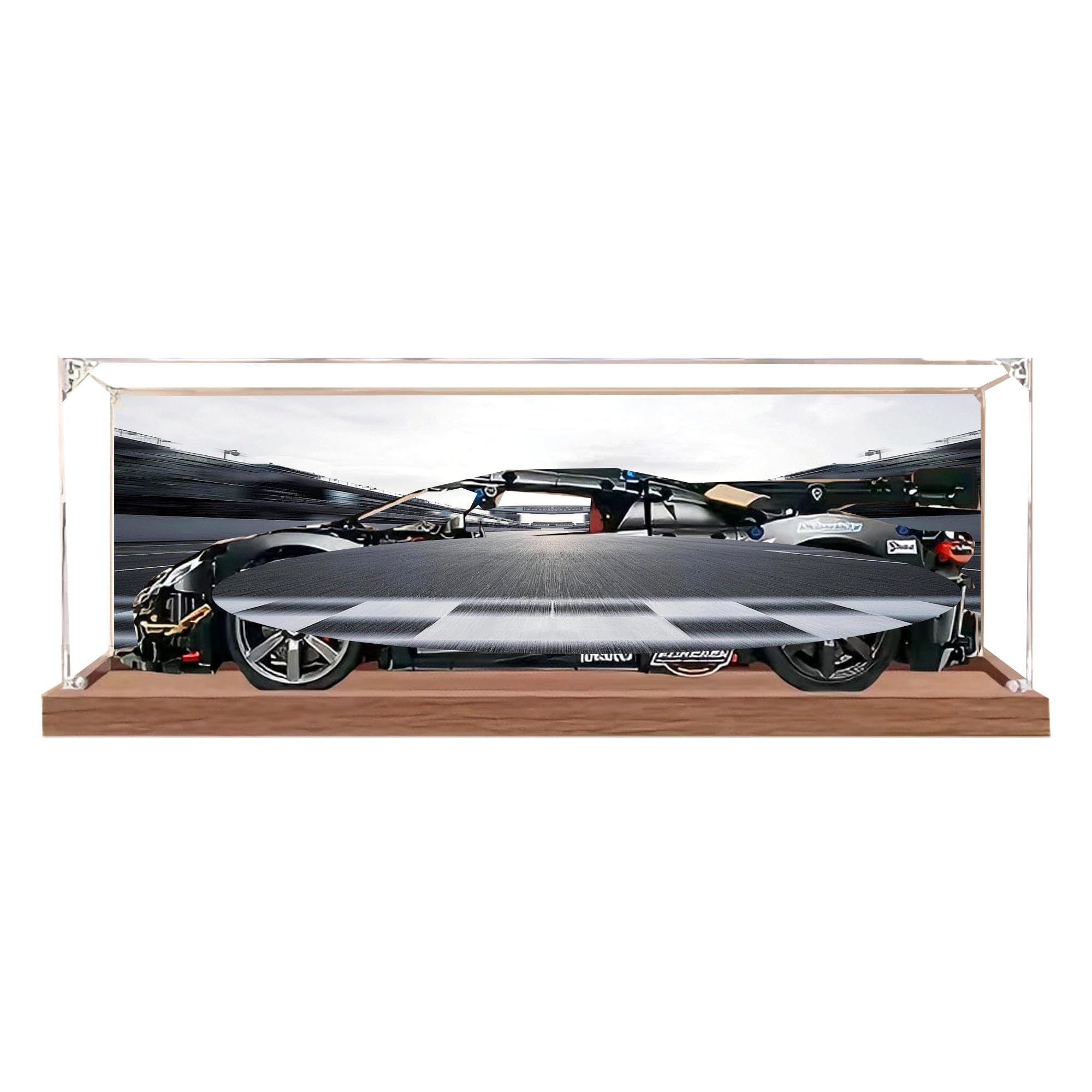 Clear Acrylic Showcase Box for Le-go 42232 Sets (Background 3)
