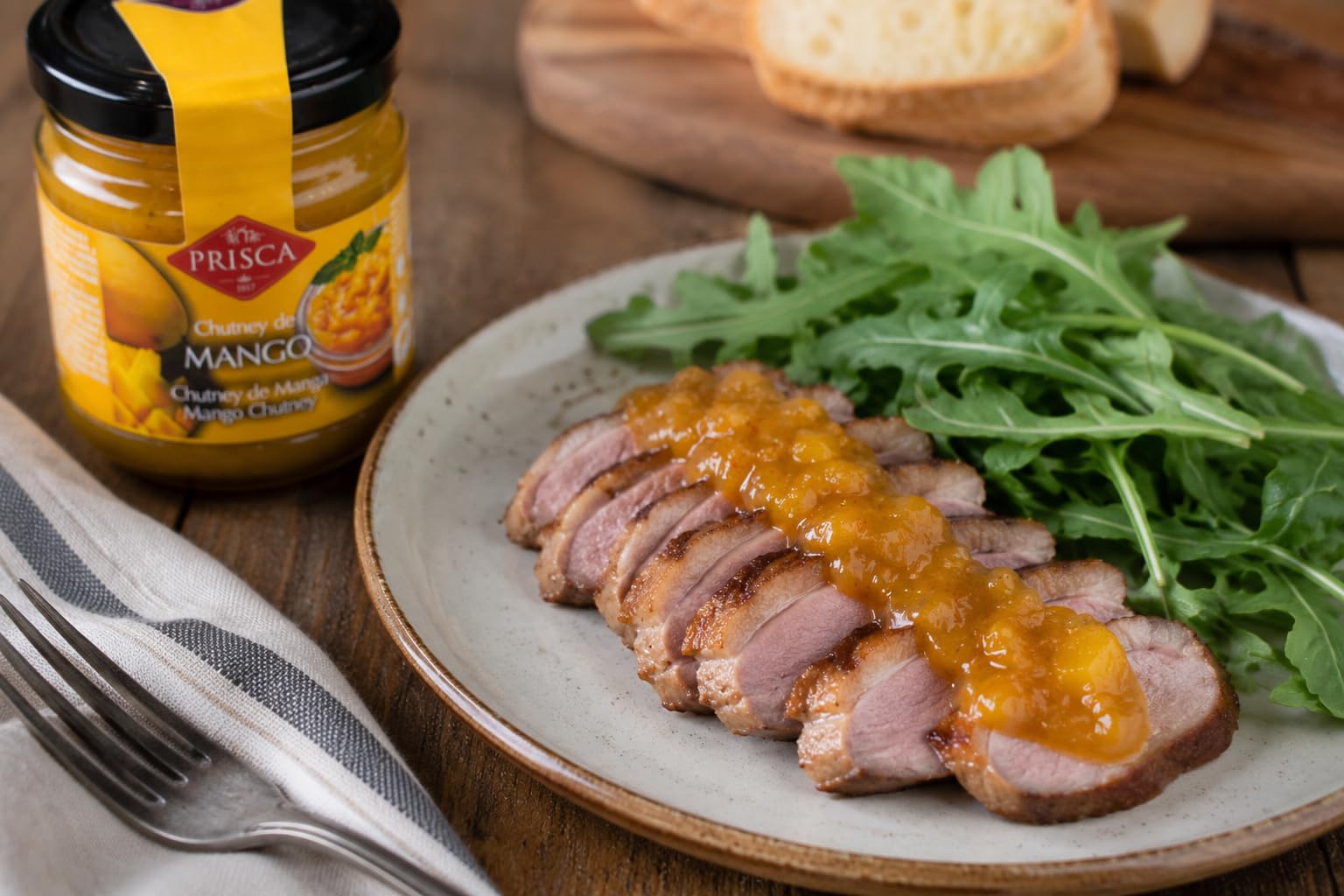 Prisca Mango Chutney 230g Natural Agridulce para Quesos Carnes