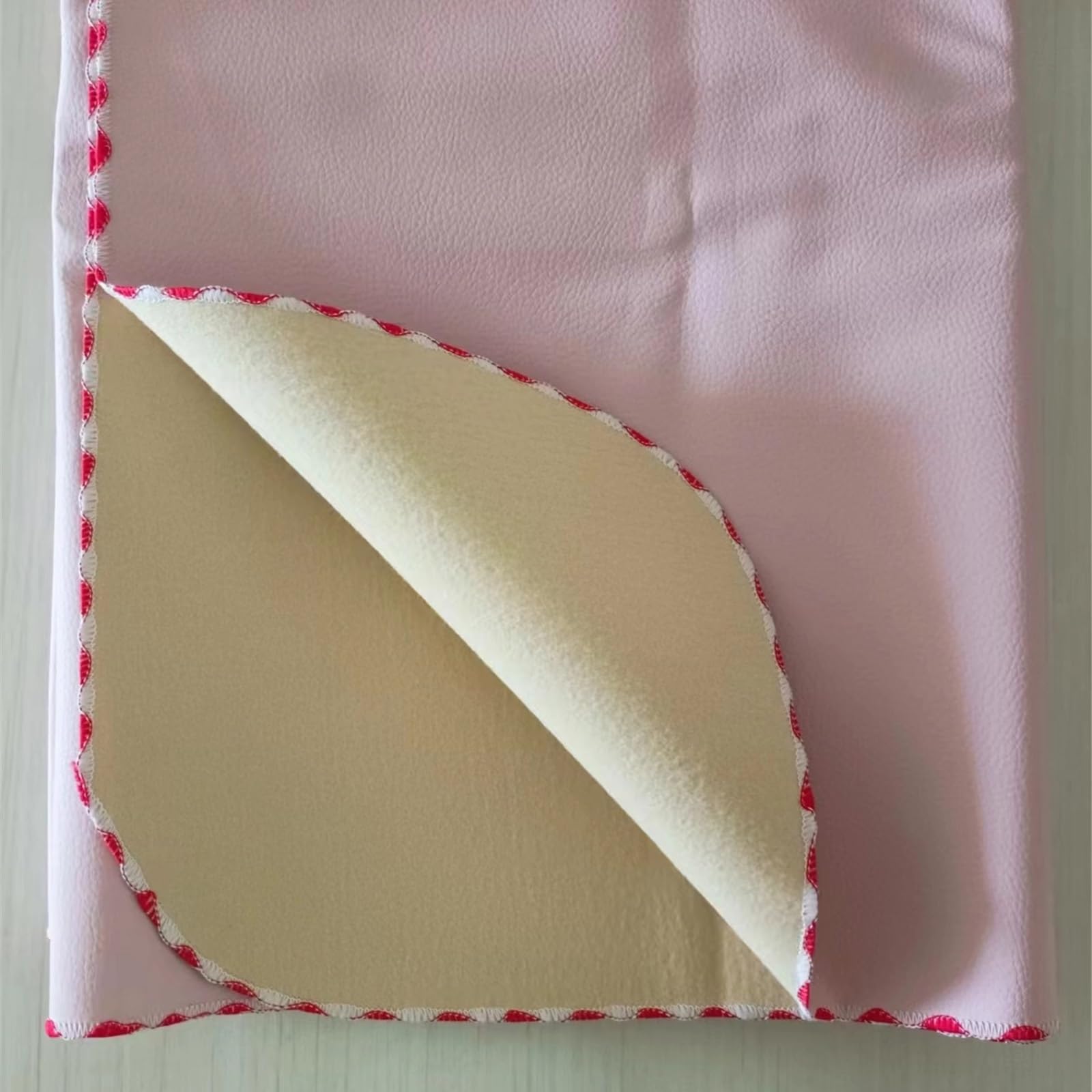 Empapadores Cama Adultos De Incontinencia Impermeables para Unisex Protector Colchon Reusables Incontinentes Empapador Reutilizable A Prueba De Agua(Pink,200x150cm)