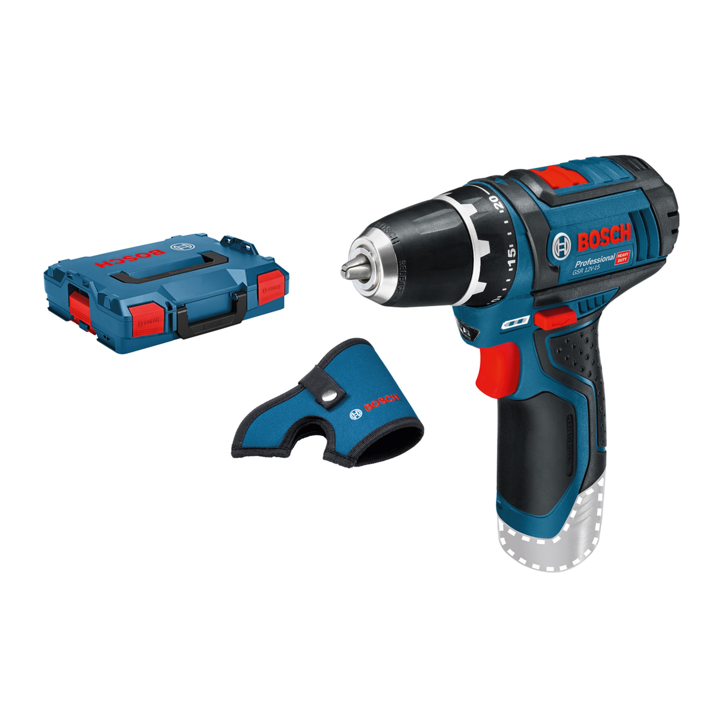 Bosch Professional 12V System Akku Bohrschrauber GSR 12V-15