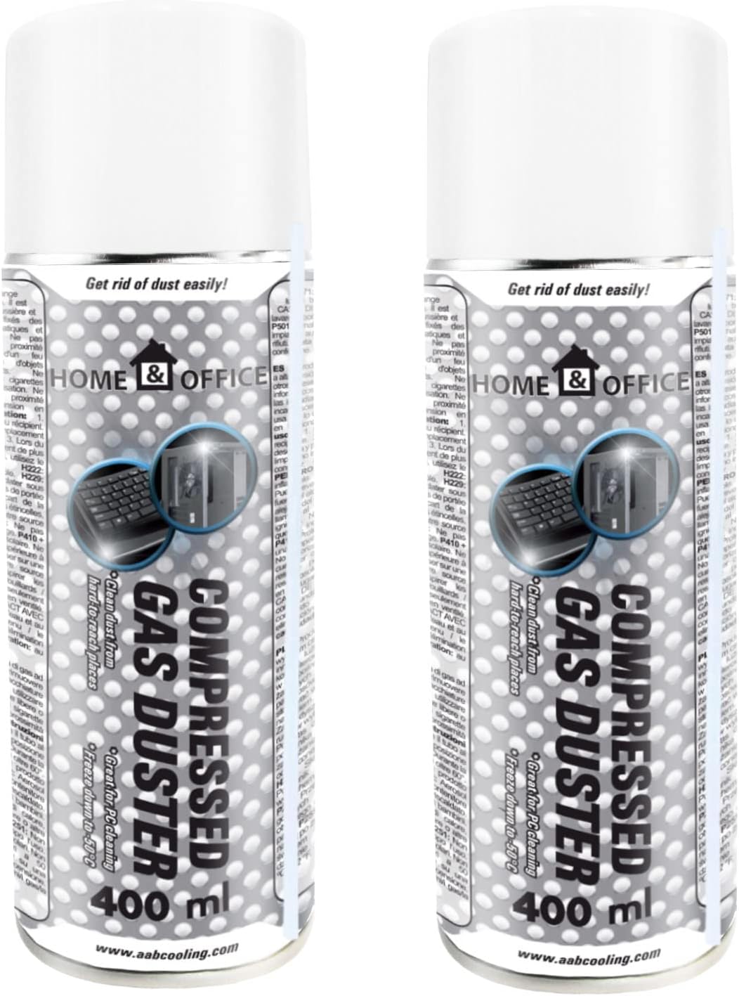 Vakoss Druckluftspray 400ml - Ideal Für PC Reinigung Und Elektronik