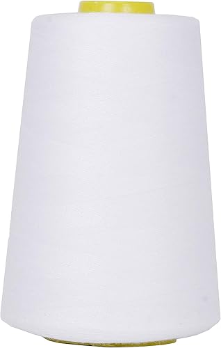 Vista 72 de Mandala Crafts - Hilo de coser multiusos de poliéster para máquina de coser de sarga, sobrehilado, acolchado Beige