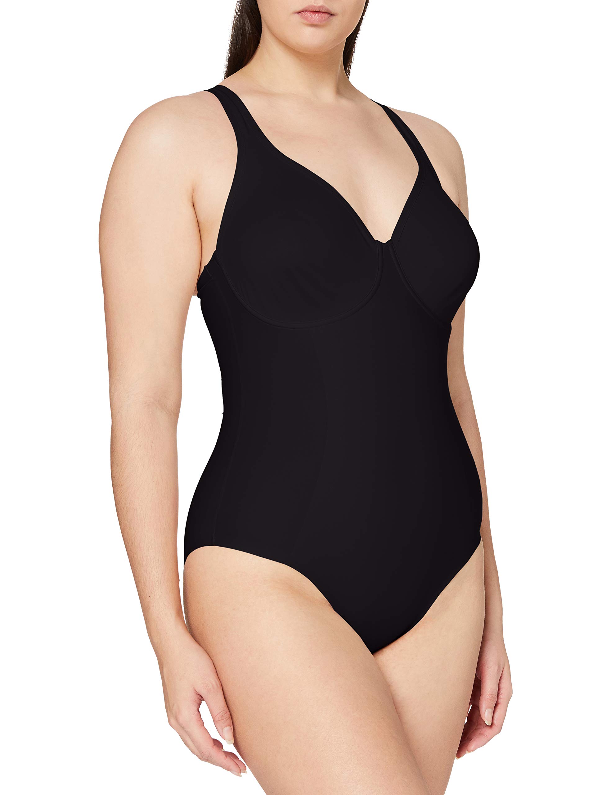 Triumph Women's Black Shaping Series Bsw, Bodysuit Underwired, 34B