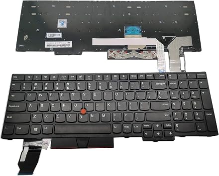 Laptop KeyboardCompatible for Lenovo Thinkpad E580 L580 T590 P52 No Backlit