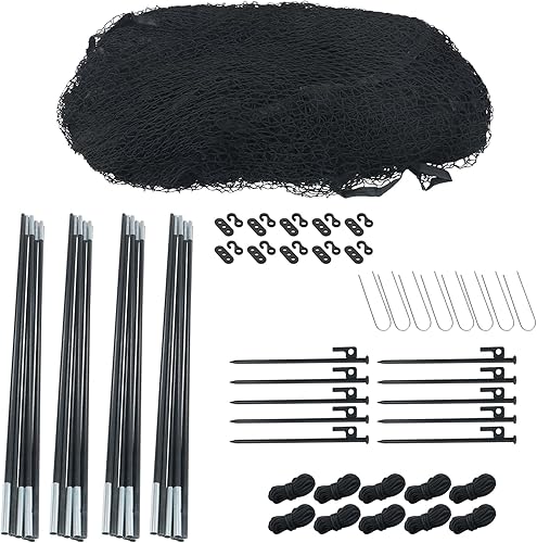 Miniatura 2 de WFLNHB 33ft x 12ft x 10ft Baseball Batting Cage, Heavy Duty Softball Batting Cage Net, Practice Portable Cage Net with Carry Bag, for Backyard